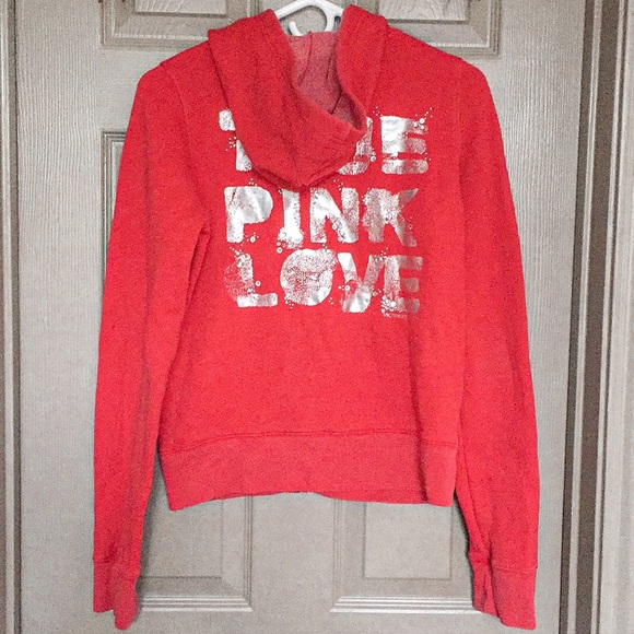 Victoria Secret PINK True Love Zip-up Hoodie, S - Picture 2 of 4